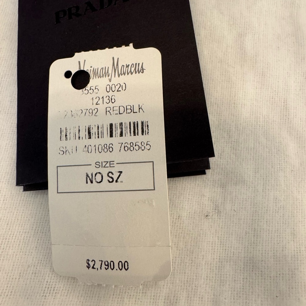 Prada Red Structured Leather Tote - Picture 5 of 11